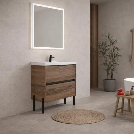 Комплект нерегулируемых мебельных ножек Comforty 00-00022124 2 штуки h=200мм цвет черный матовый