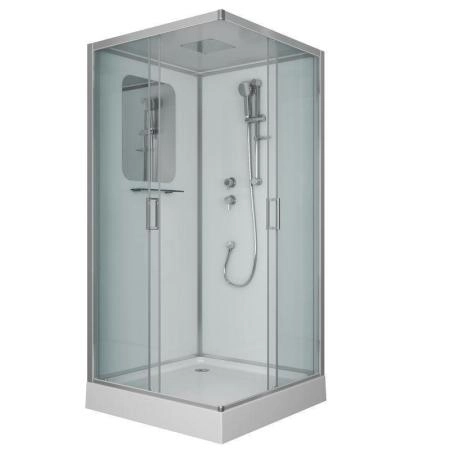 Душевая кабина Niagara Premium NG-6002-01Q (1000х1000х2100) низкий поддон(16 см) стекло ПРОЗРАЧНОЕ