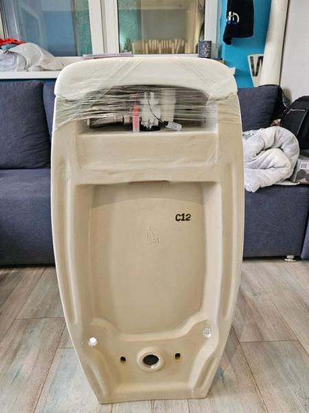 Писсуар сенсорный Gid Q9504 подвесной выпуск горизонтальный Белый