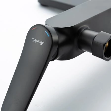 Смеситель GAPPO G3210-6 для ванны, черный