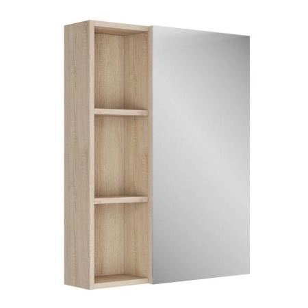 Зеркало-шкаф UNCORIA Арно 60, дуб сонома