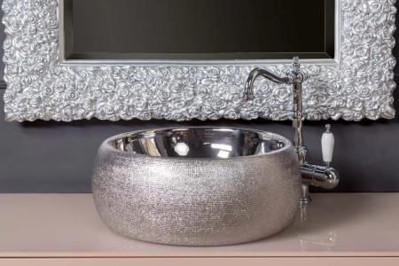 Зеркало Boheme ROSE серебро 100*140см 540