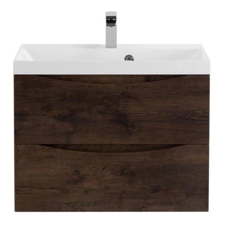 Тумба под раковину Belbagno MARINO Rovere Moro подвесная 700x450x500 MARINO-700-2C-SO-RW-P