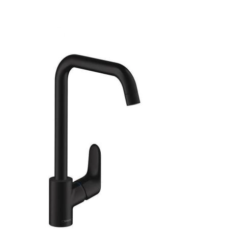 Hansgrohe 31820670 Focus Смеситель для кухни 268 мм, Г излив, черный матовый