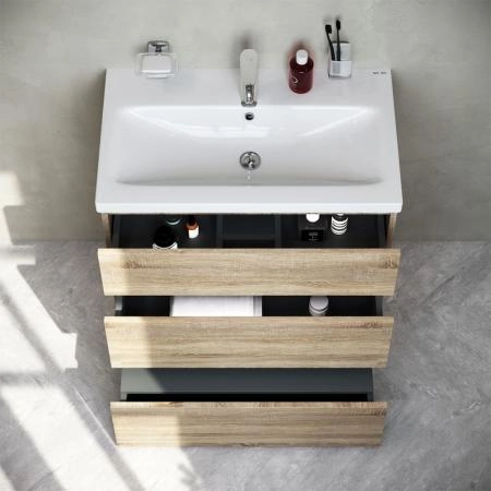 Тумба под раковину напольная AM.PM Gem S M91FSX0752OF светлый дуб