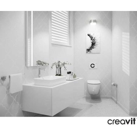 Унитаз CREAVIT FREE подвесной безободковый FE322-11CB00E-0000 (сиденье отдельно)