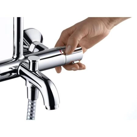 Hansgrohe 26274000 Vernis Blend Душевая система для ванны, с термостатом 2 режима, хром