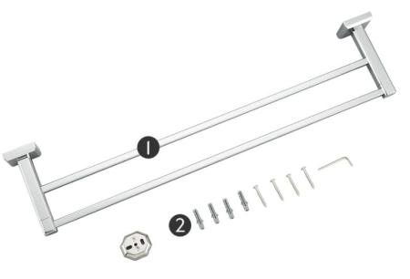 Полотенцедержатель двойной Gappo G3809 60 см