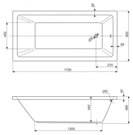Ножки для ванны Cezares LEG-KIT-100 универсальные