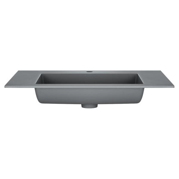 Раковина Vincea VCB-13800G из кварца, цвет серый