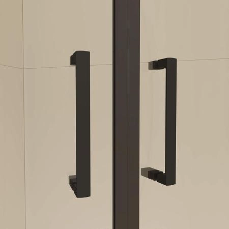 Душевой уголок RGW CL-55B Classic 80x80 Черный матовый прозрачное