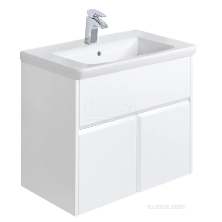 Тумба под раковину Roca UP 70 белый глянец ZRU9303011