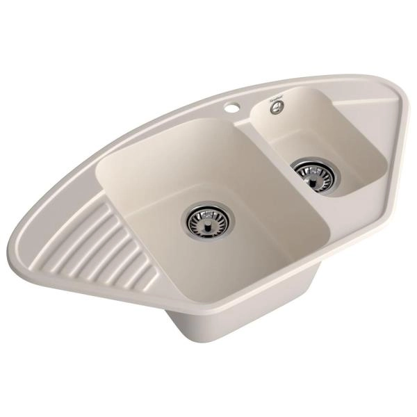 Кухонная мойка GranFest QUARZ 14, белый