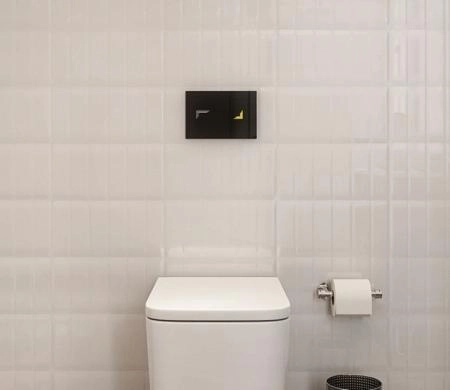 Панель бесконтактная двойная OLI Tribe 879063, hydroboost, черная