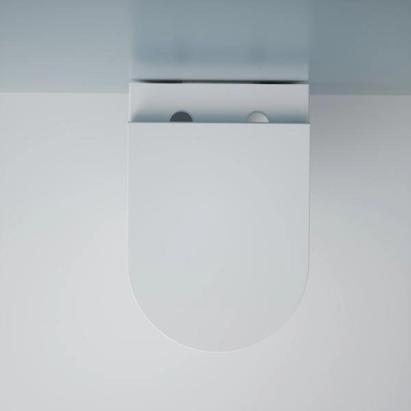 Унитаз ESBANO FORTEX-53T торнадо безободковый подвесной белый 530x360x360