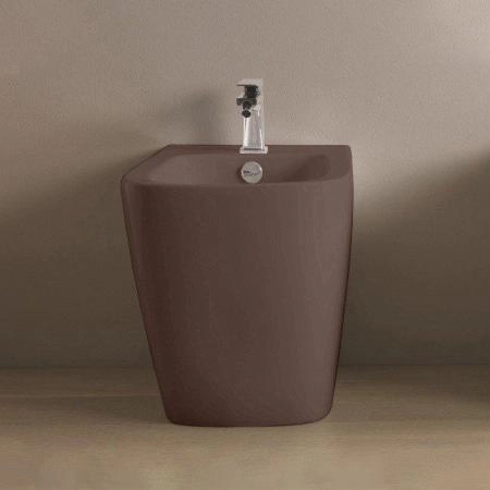 Artceram A16 Биде напольное 36х52 см, 1 отверстие, цвет: tortora