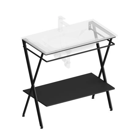 Металлическая структура Kerama Marazzi PIANO NEXT ПИАНО НЕКСТ PIA.N.85\BLK напольная 85, черная матовая