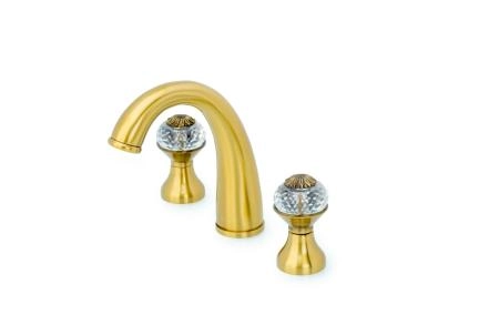 Смеситель для раковины на 3 отверстия Boheme Комплект 317-FL