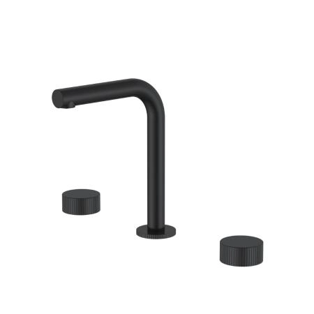 Смеситель на столешницу Boheme STICK LINEA на 3 отв. BLACK 152-B.3