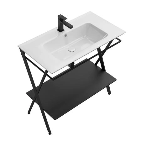 Металлическая структура Kerama Marazzi PIANO NEXT ПИАНО НЕКСТ PIA.N.85\BLK напольная 85, черная матовая