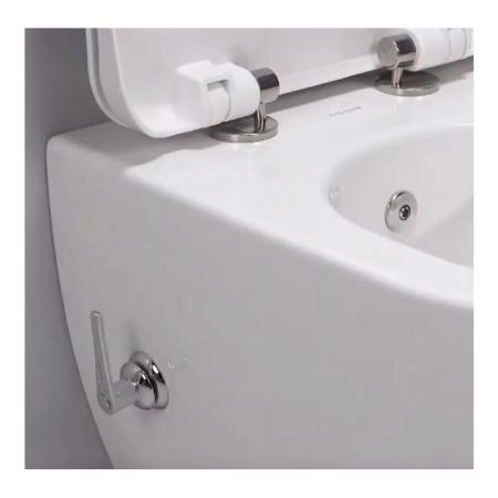 Унитаз CREAVIT FREE безободковый с биде смеситель хол/гор FE322-34CB00E-0002 (сиденье отдельно)