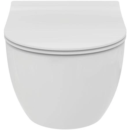Ideal Standard Blend Унитаз подвесной 54х35.5см., с сиденьем, технологией смыва AquaBlade®, цвет: белый