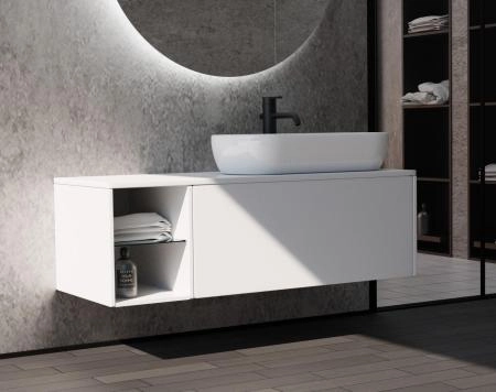 Тумба SANVIT Оскар 90 подвесная Белый без раковины