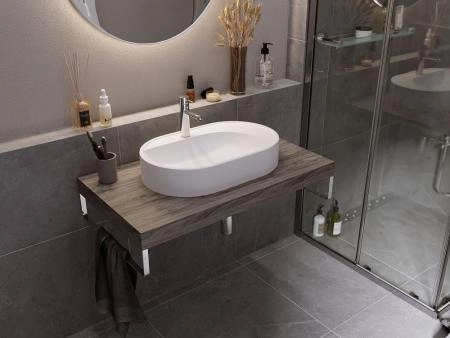 Раковина Uperwood Luna 60 см, овальная