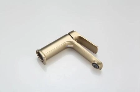 Смеситель для раковины Frap F1086-3 сатин золотой