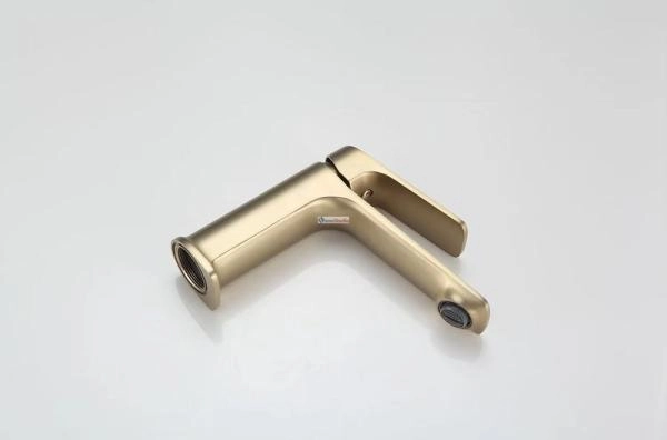 Смеситель для раковины Frap F1086-3 сатин золотой