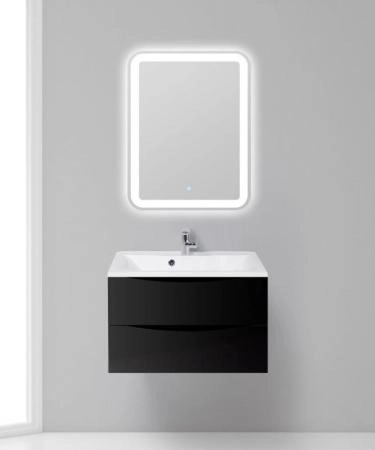 Тумба под раковину Belbagno MARINO Bianco Opaco подвесная 750x450x500 MARINO-750-2C-SO-BO-P