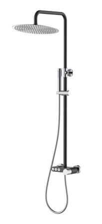 Стойка для душа Boheme STICK BLACK DIAMOND CHROME 128-BCR