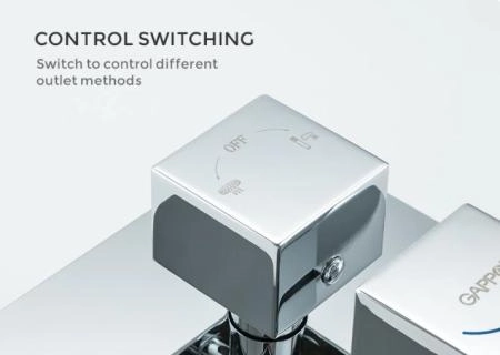 Душевая система Gappo G7107-40 с термостатом встраиваемая