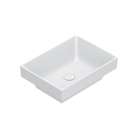 Catalano Zero Раковина 50x37см встраиваемая, без отв., цвет: белый глянцевый