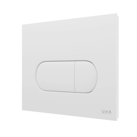 Кнопка смыва для инсталляции VitrA Root Round  740-2200 глянцевая белая двойный смыв