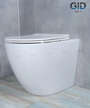 Унитаз Gid TRS-269 56 см приставной безободковый микролифт белый