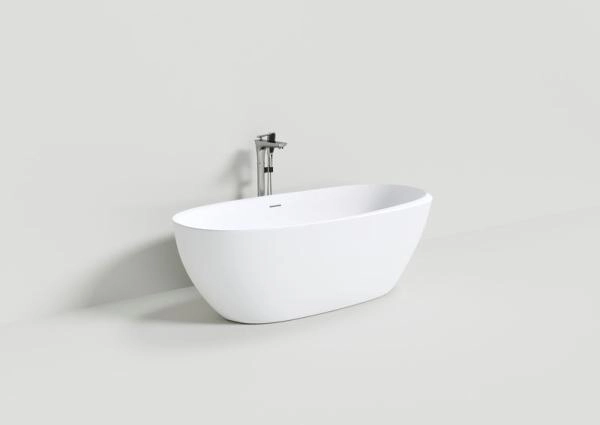 Ванна NT BAGNO NT204 VENEZIA 1600x700 искусственный камень белый матовый