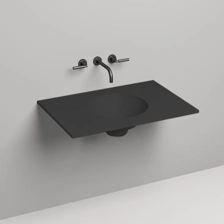 Salini Столешница 80х50х1.5 cм, из материалов S-Stone, цвет: RAL 9011