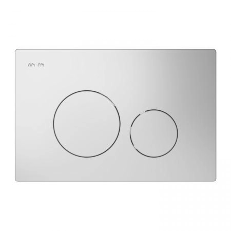 Клавиша для инсталляции AM.PM Pro L I049001 пневматическая, пластик, белый глянец