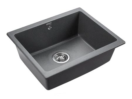 Мойка для кухни Paulmark GERA, PM205546-DG, графит, 555х460, подст. мон. Paulmark