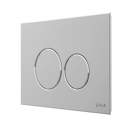Кнопка смыва для инсталляции VitrA Origin  740-2480 глянцевая хром двойный смыв