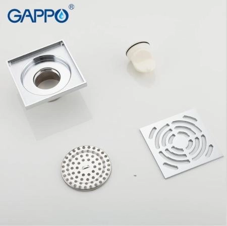 Душевой трап Gappo G81052 хром 100x100мм