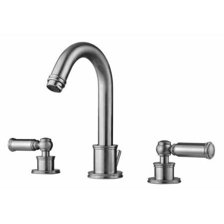 Bossini Liberty Смеситель для раковины на 3 отверстия с поворотным изливом и заглушкой 1”1/4, цвет: хром
