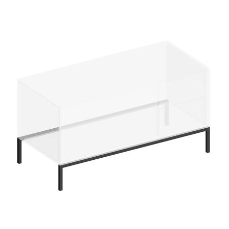 Ножка Kerama Marazzi ATOLLO АТОЛЛО ATlg.110\ML 110 низкая металлическая, черная матовая