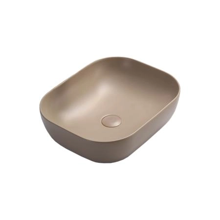 Раковина Vincea VBS-101MC, 505*405*140, накладная, цвет капучино матовый фарфор