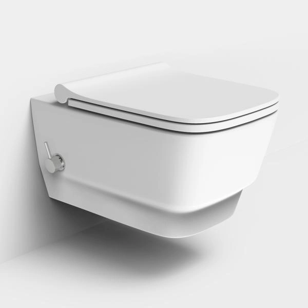 унитаз подвесной Boheme с функцией биде, Bello Белый матовый 971-2-MW
