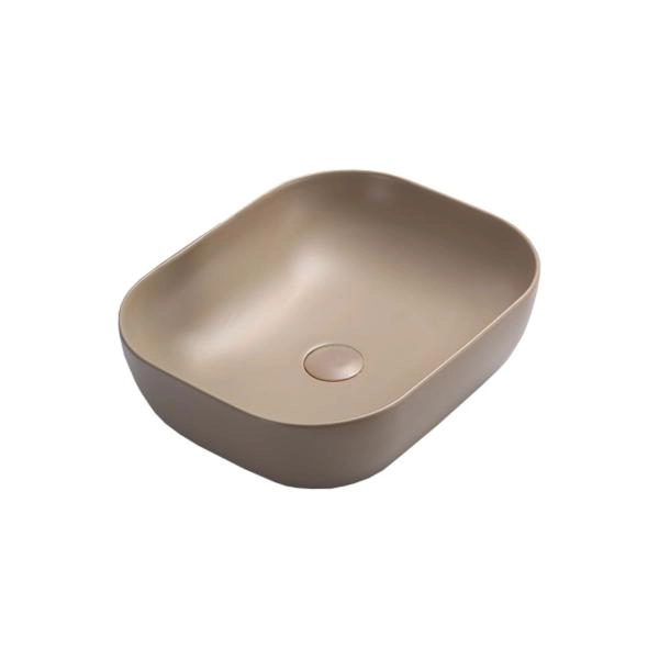 Раковина Vincea VBS-101MC, 505*405*140, накладная, цвет капучино матовый фарфор