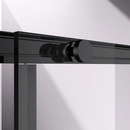 Душевая дверь Vincea Slim-N VDS-4SN110CLB, 1100, черный, стекло прозрачное
