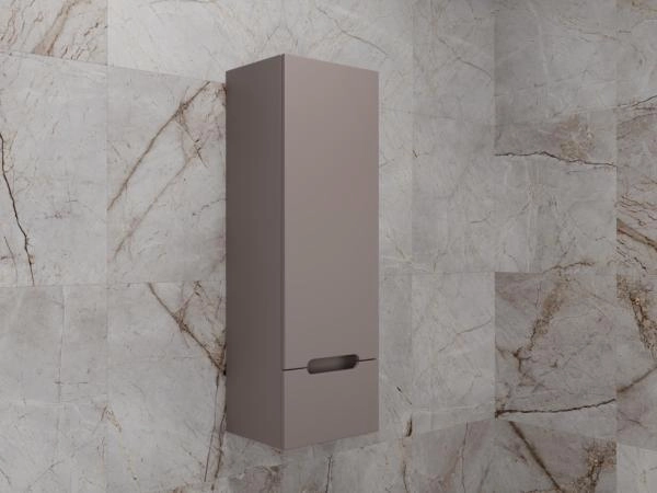 Колонна подвесная Style Line Матис 36 см, 1 ящик, тауп темный, PLUS, ЭМАЛЬ