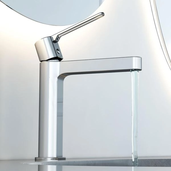 Смеситель Vincea Rondo VBF-1R1CH для раковины однорычажный, хром